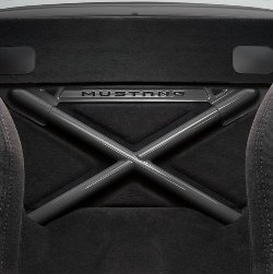 2005-2014 MUSTANG REAR SEAT DELETE KIT WITH GREY X-BRACE