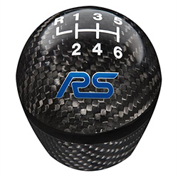 FOCUS RS SHIFT KNOB-CARBON FIBER, 6 SPEED