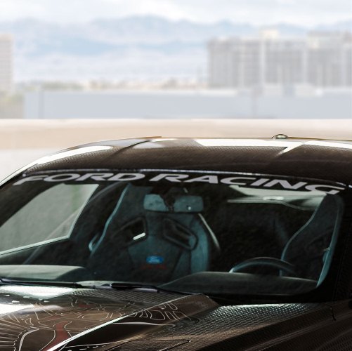 2015-2018 MUSTANG "FORD RACING" WINDSHIELD BANNER