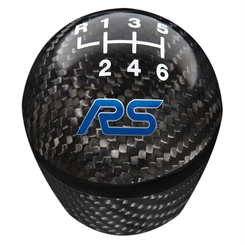 FOCUS RS SHIFT KNOB-CARBON FIBER, 6 SPEED