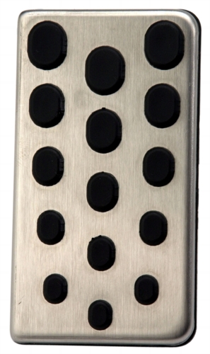 ALUMINUM AND URETHANE SPECIAL EDITION MUSTANG DEAD PEDAL